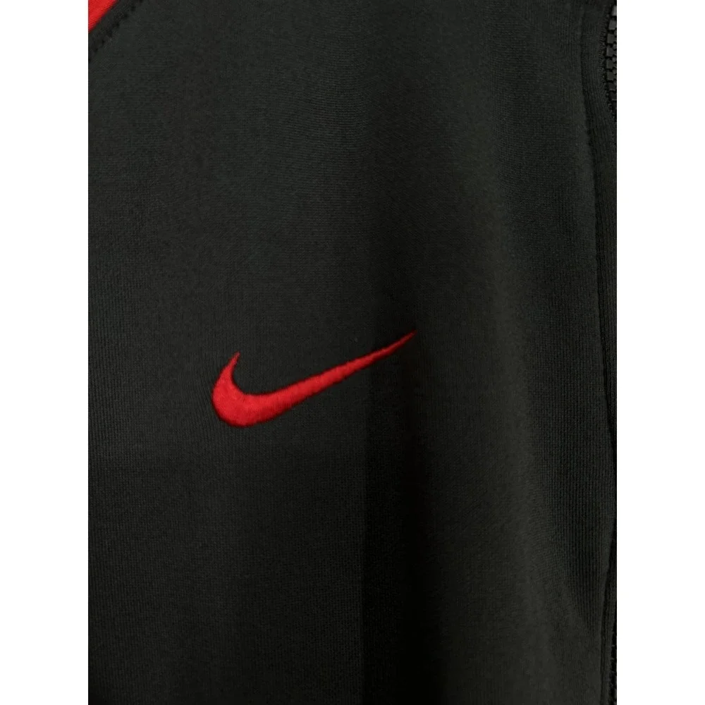Nike Rutgers Scarlet Knights Track Jacket Mens Medium Warm Up‎ Full Zip Up Red